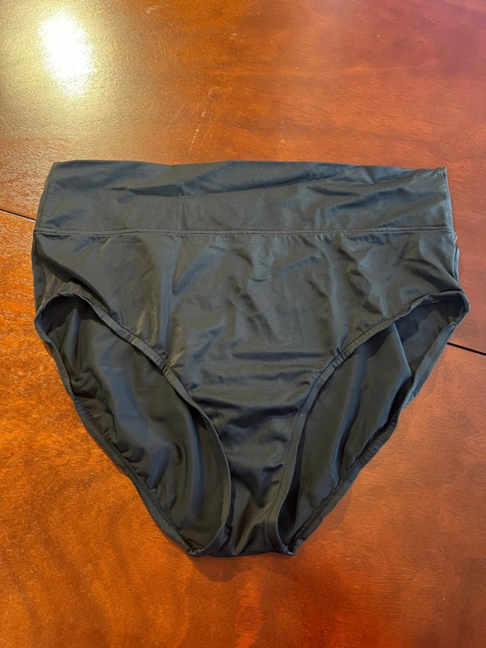 High-Waist Black Bikini Bottoms for Women